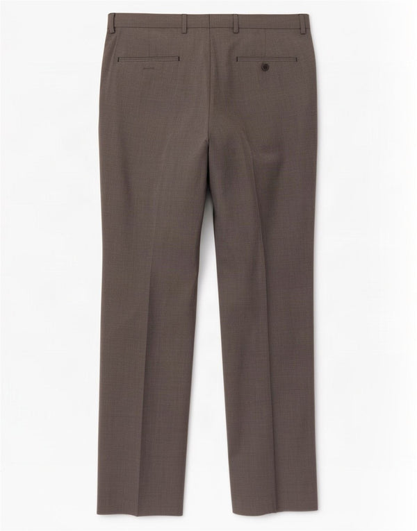 Calça masculina Marks & Spencer sob medida casual W34 L33 poliéster cinza