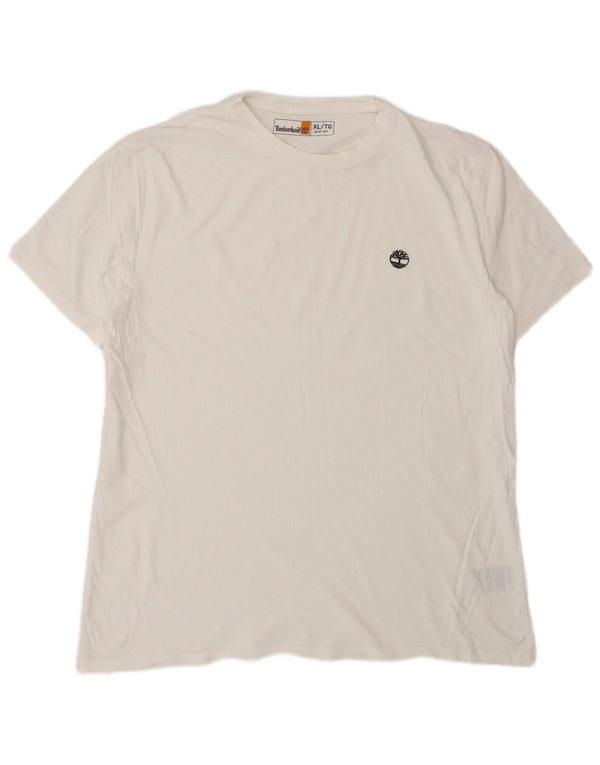 Camiseta masculina Timberland Slim Fit Top XL algodão branco