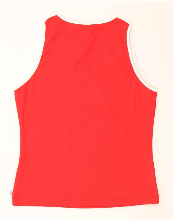 Colete Adidas Feminino UK 18 XL Vermelho Nylon