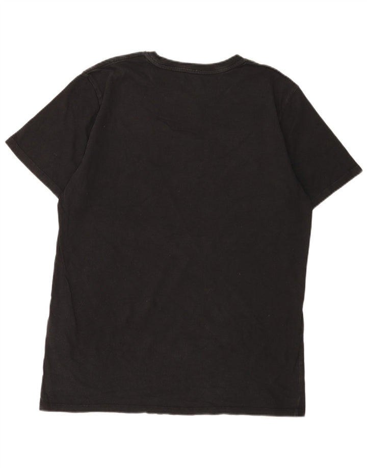 Camiseta gráfica masculina Levi's Top grande de algodão preto