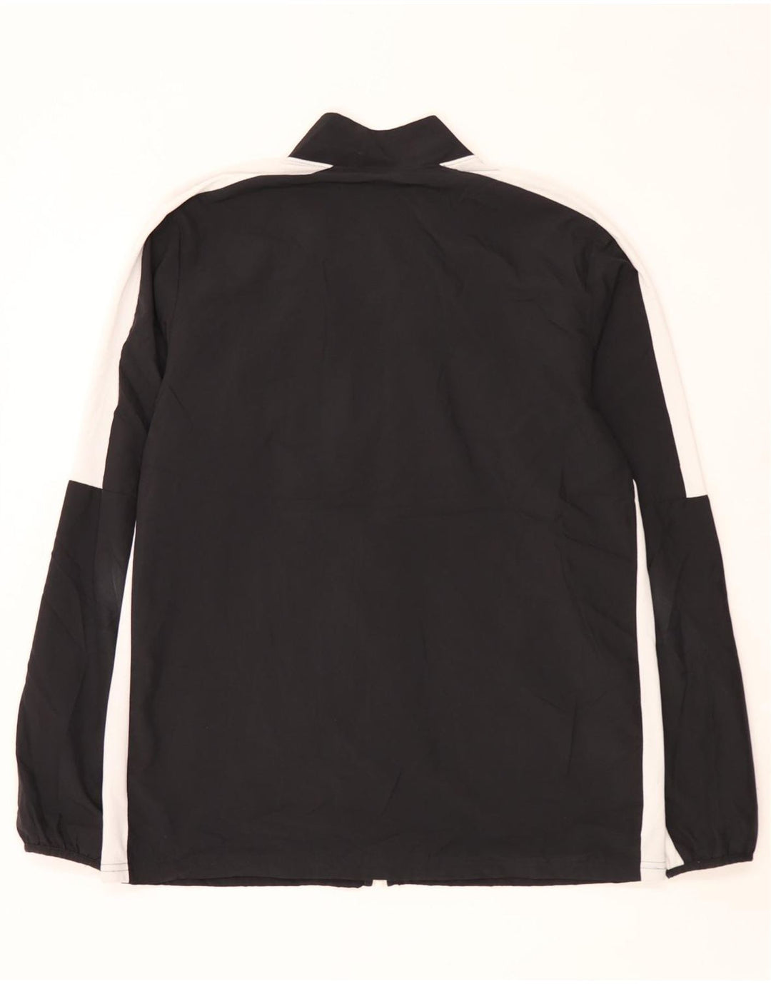 Nike Mens Dri Fit Tracksuit Top Jaqueta Grande Preto Colorblock Poliéster