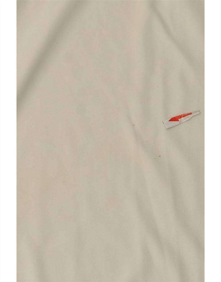 Adidas Mens Camiseta Top XL Branco Colorblock Poliéster