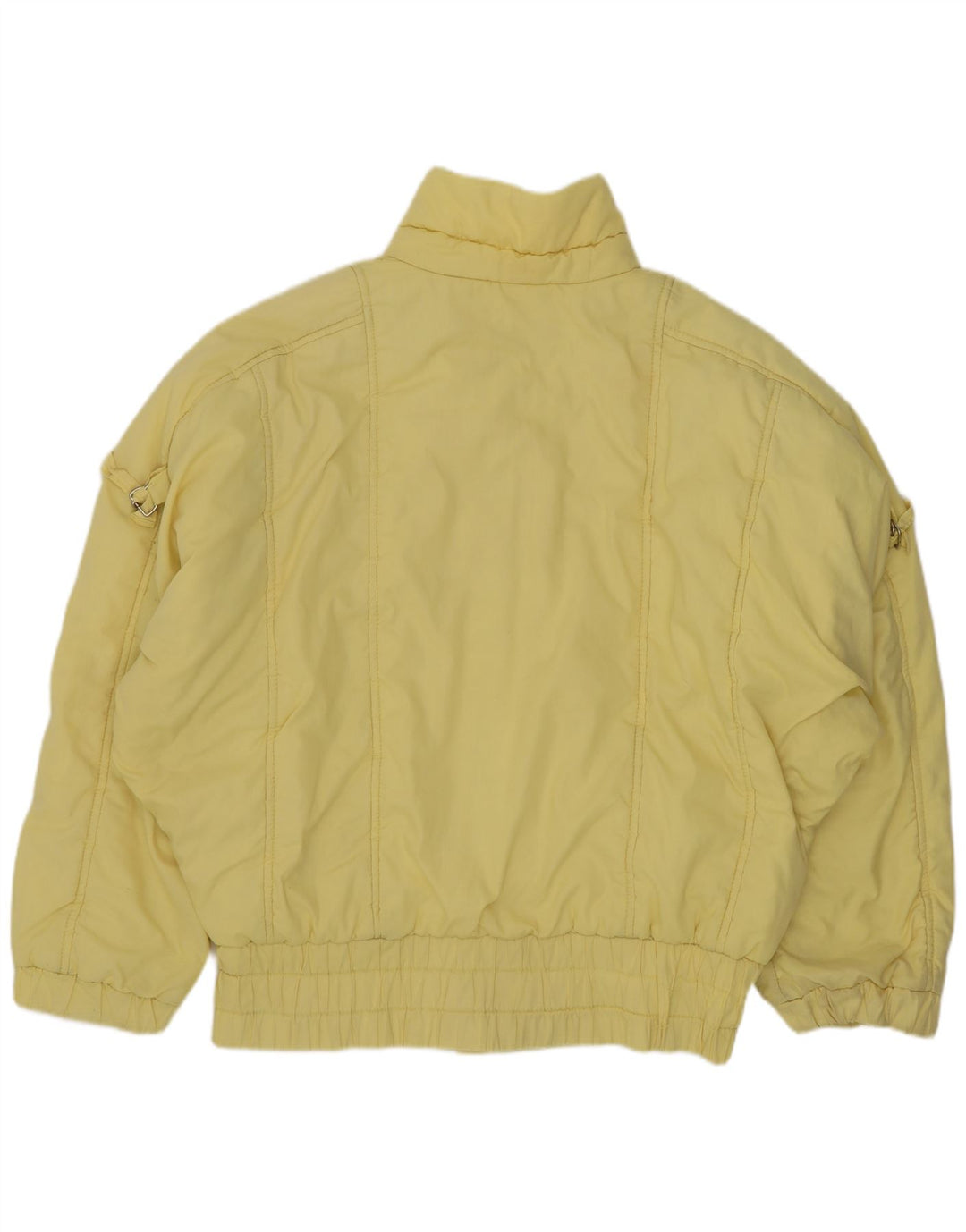 Jaqueta de esqui vintage feminina UK 18 XL amarela