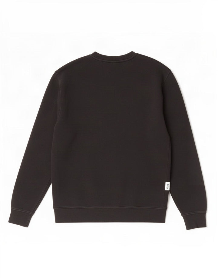 Nike masculino gráfico moletom jumper médio algodão preto
