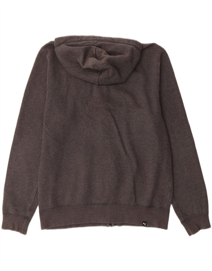 PUMA Mens Zip Hoodie Sweater Large Grey Cotton Vintage Puma and Second-Hand Puma from Messina Hembry 