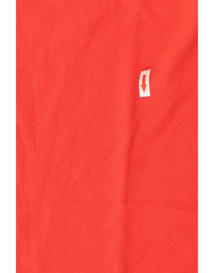 Camisa polo masculina Kappa grande algodão laranja