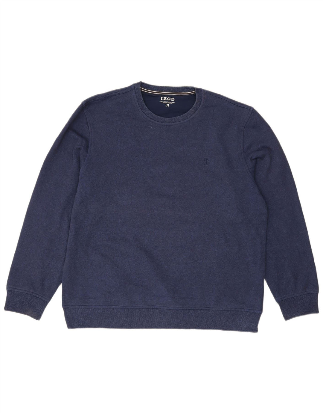 IZOD moletom masculino jumper grande algodão azul marinho