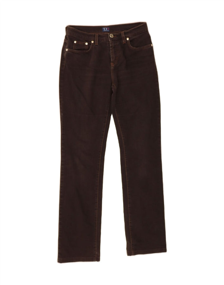 TRUSSARDI Womens Straight Jeans W27 L30 Brown Cotton Vintage Trussardi and Second-Hand Trussardi from Messina Hembry 