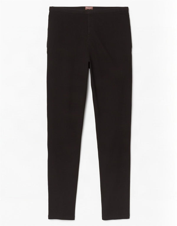 Fase Oito Calça Feminina Skinny Casual UK 14 Grande W32 L32 Algodão Preto