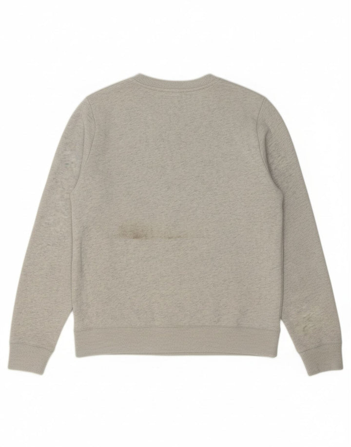 Suéter gráfico masculino HOLLISTER de algodão cinza médio