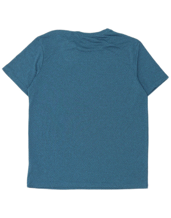 Camiseta masculina Fila Top médio poliéster manchado azul