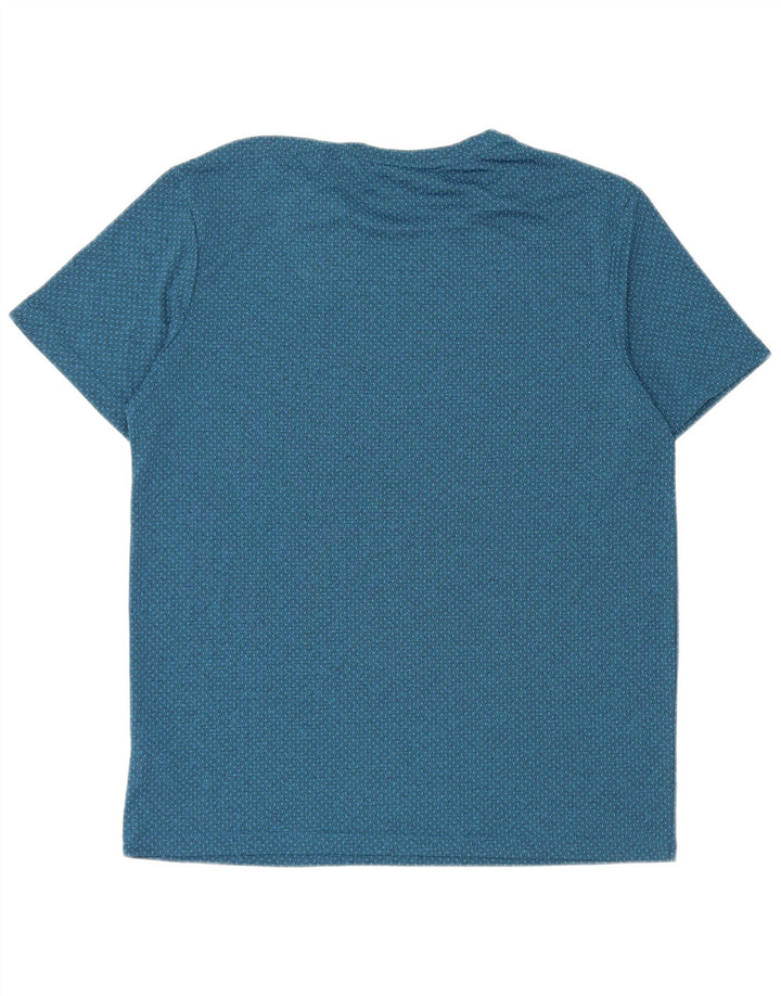 Camiseta masculina Fila Top médio poliéster manchado azul