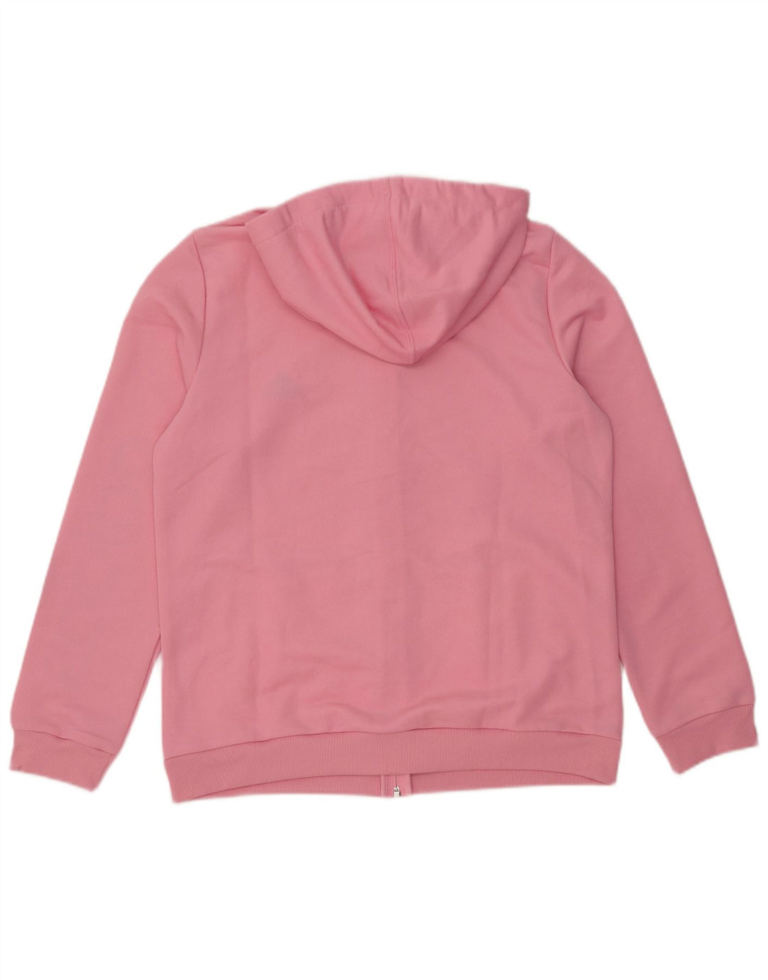 ADIDAS Suéter feminino com capuz com zíper gráfico UK 20/22 XL rosa poliéster