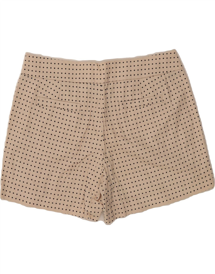 J. CREW Womens Chino Shorts US 8 Medium W33  Off White Polka Dot Cotton Vintage J. Crew and Second-Hand J. Crew from Messina Hembry 