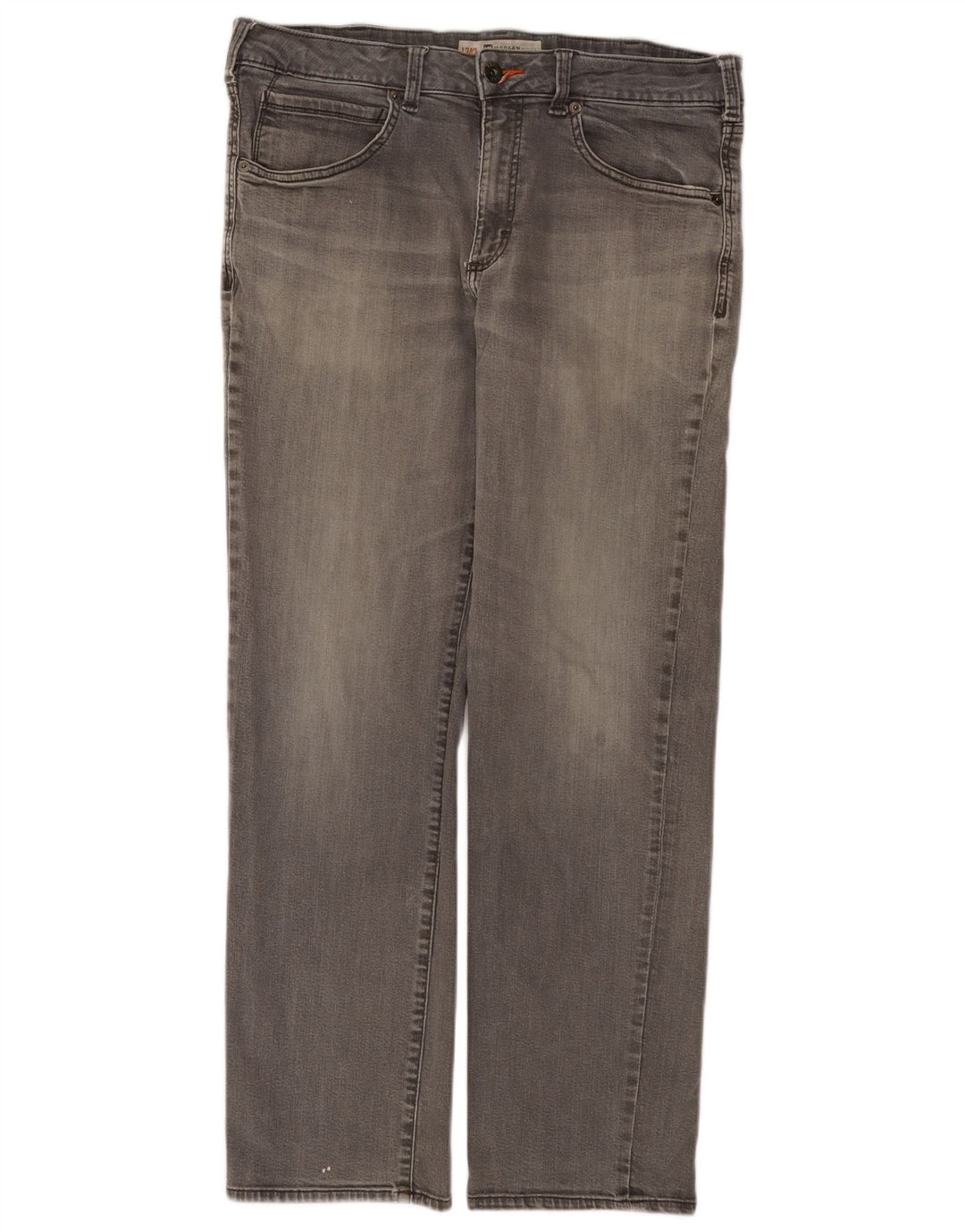 Lee Mens Modern Series Straight Jeans W36 L32 Algodão Cinza