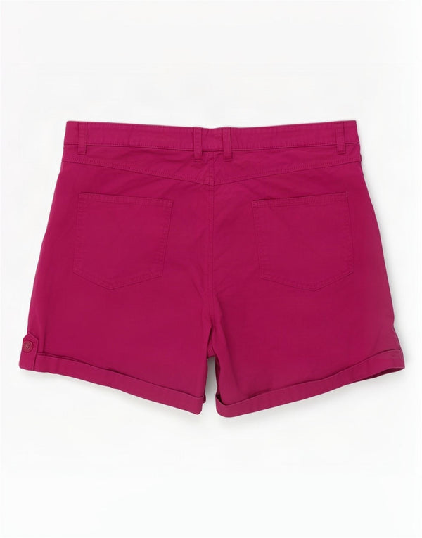 Shorts chino feminino Mountain Warehouse UK 18 XL W38 algodão rosa