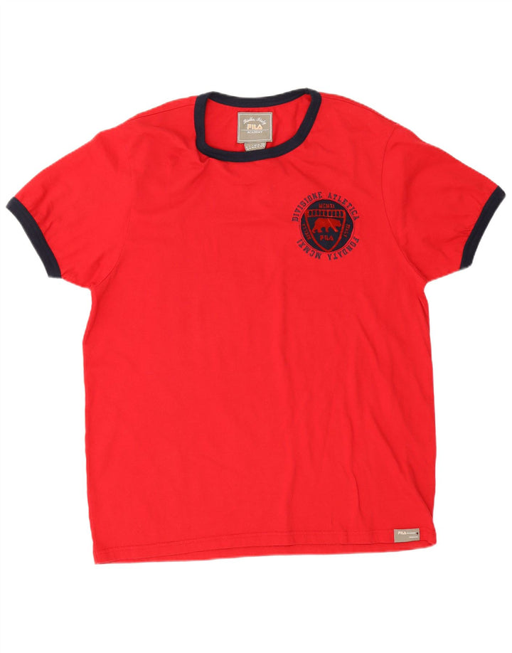 Camiseta masculina Fila Top XL algodão vermelho