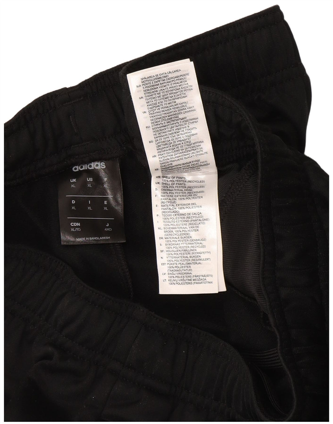 Calça Adidas Mens Treino XL Preto Poliéster