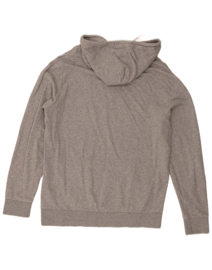 Suéter masculino com capuz gráfico padrão Levi's algodão cinza médio