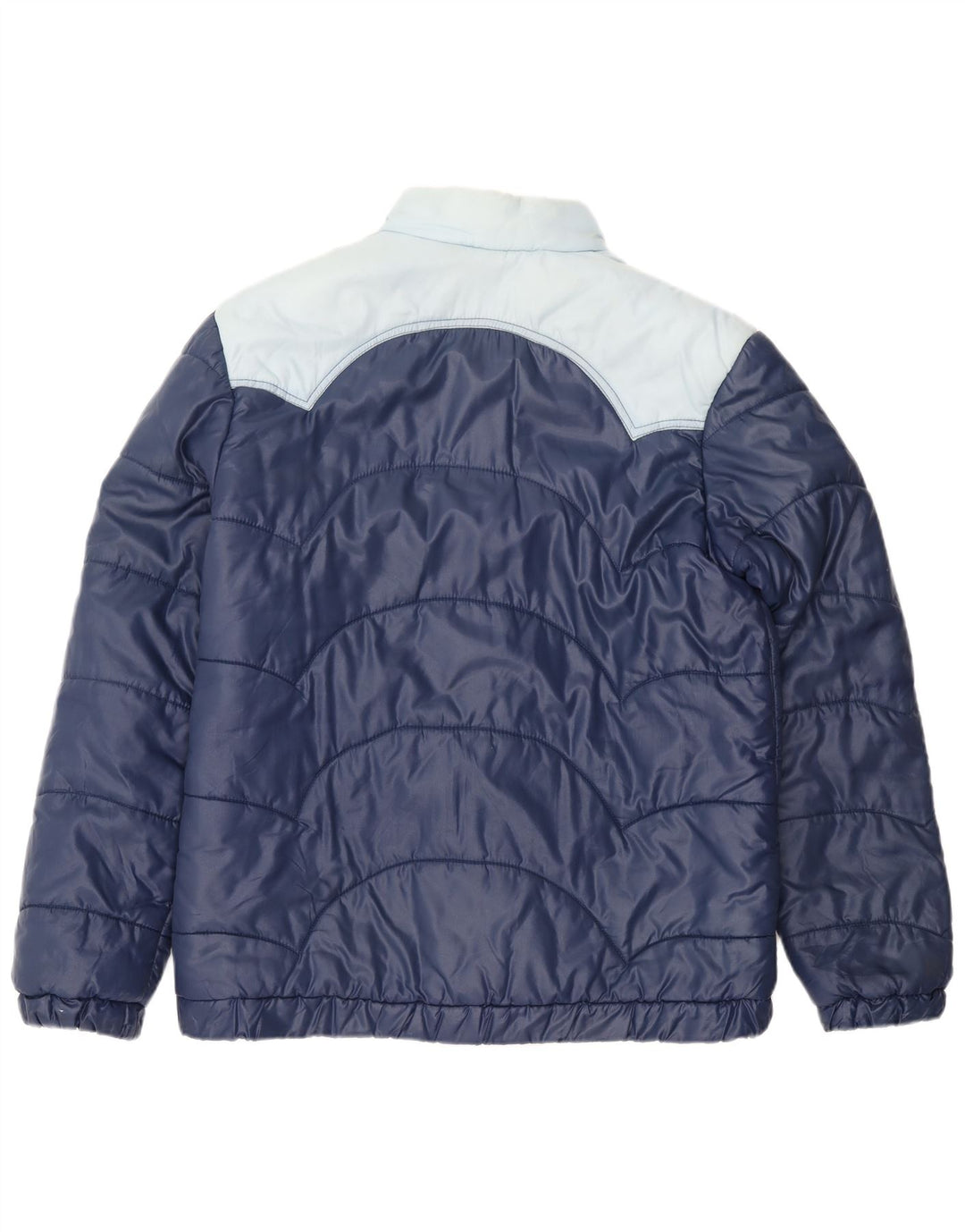 Jaqueta acolchoada masculina vintage IT 54 2XL poliamida azul marinho