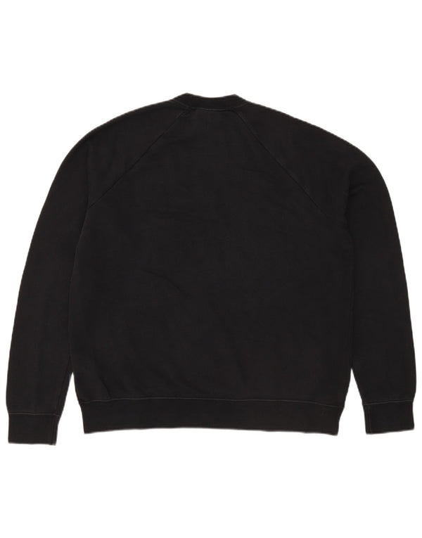 Suéter gráfico feminino Nike UK 16 grande algodão preto