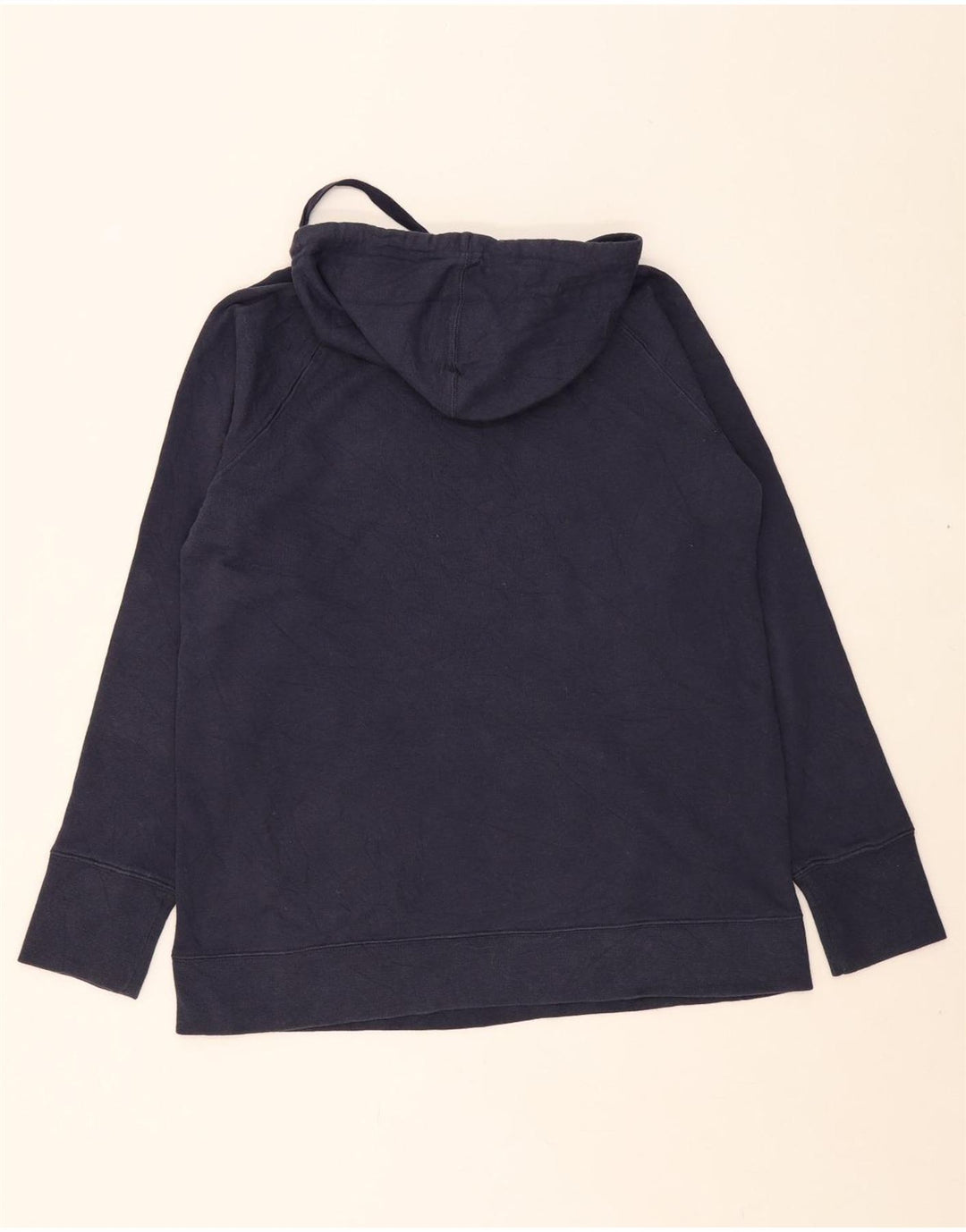CHAMPION Mens Graphic Hoodie Jumper Large Navy Blue Cotton Vintage Champion and Second-Hand Champion from Messina Hembry 