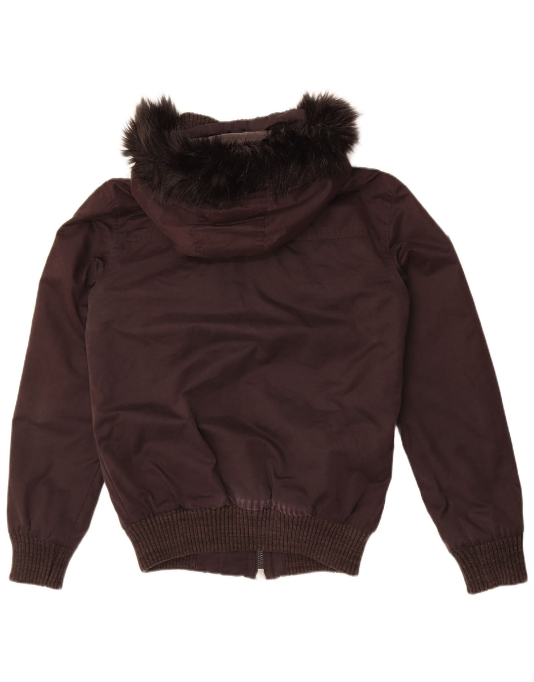 Jaqueta bomber com capuz masculina Superdry UK 38 poliéster preto médio