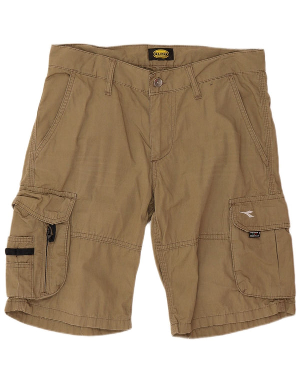 Diadora Mens Cargo Shorts Médio W32 Algodão Cáqui