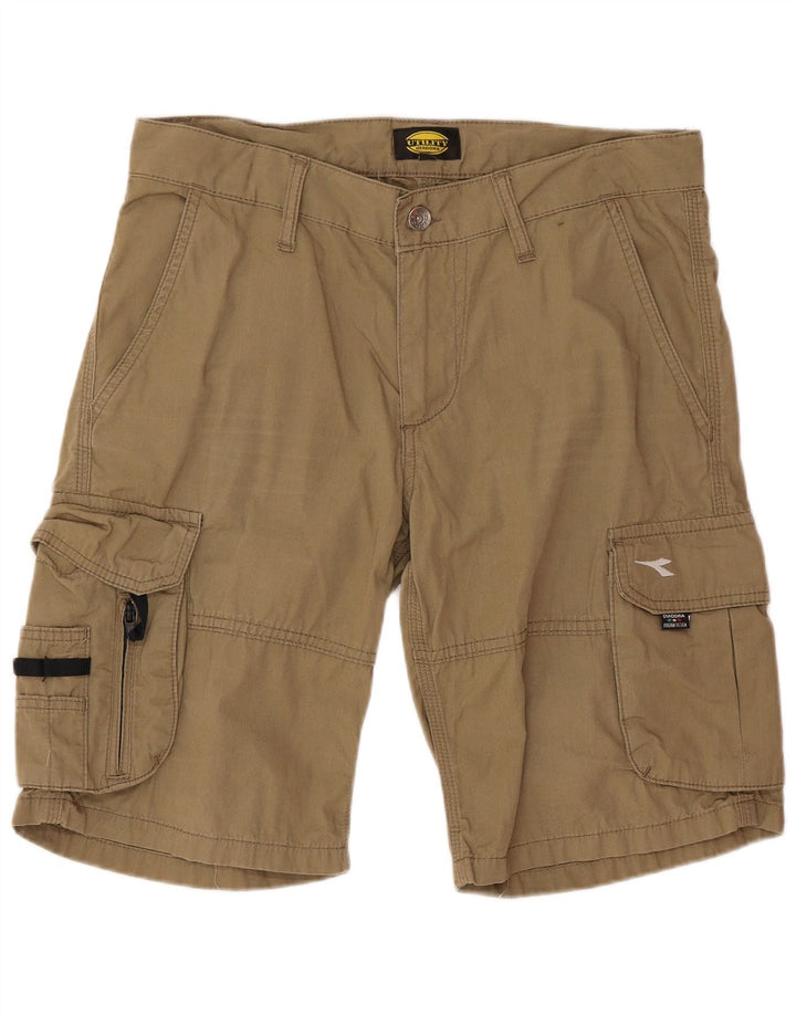 Diadora Mens Cargo Shorts Médio W32 Algodão Cáqui