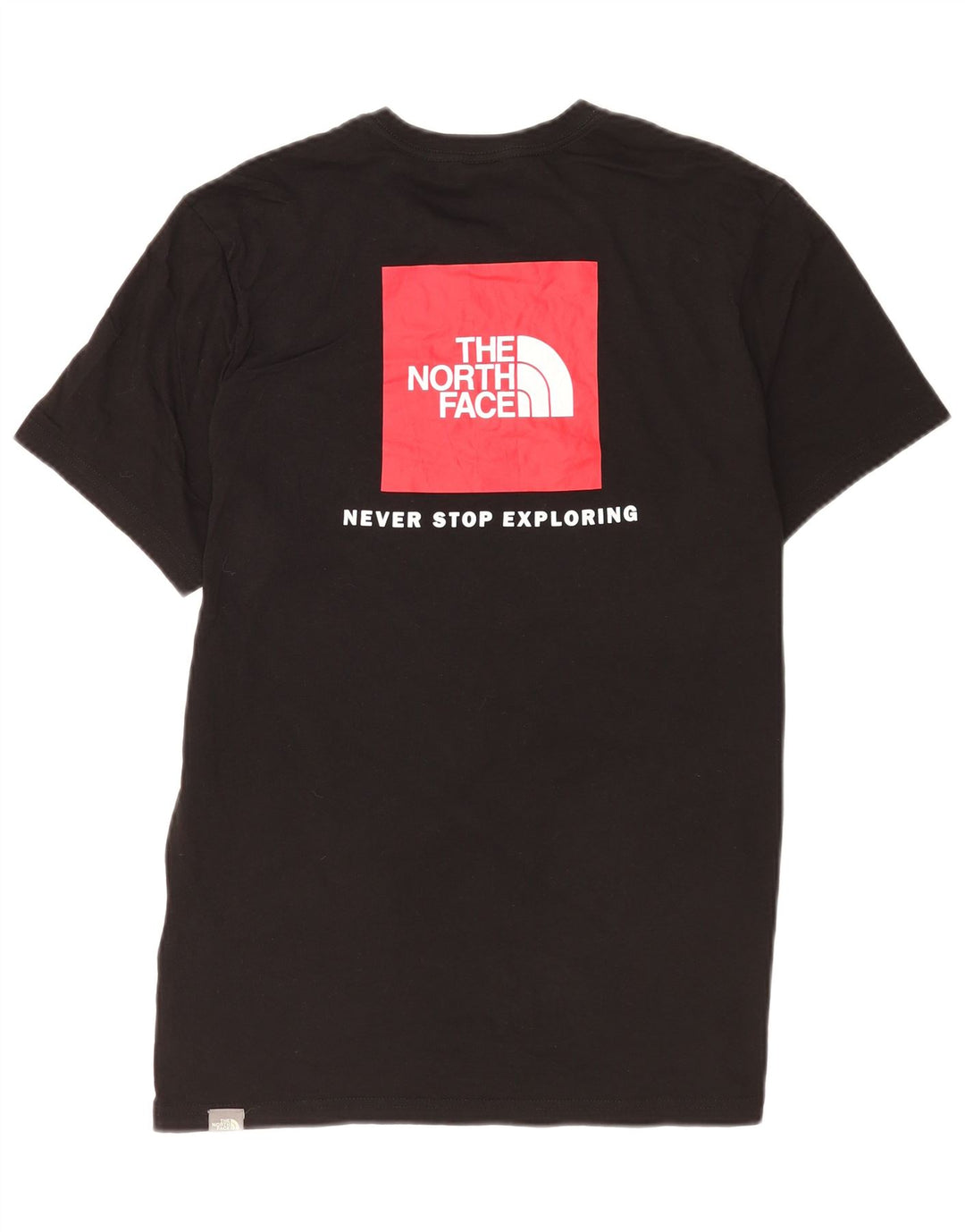 Camiseta gráfica masculina The North Face Top médio algodão preto
