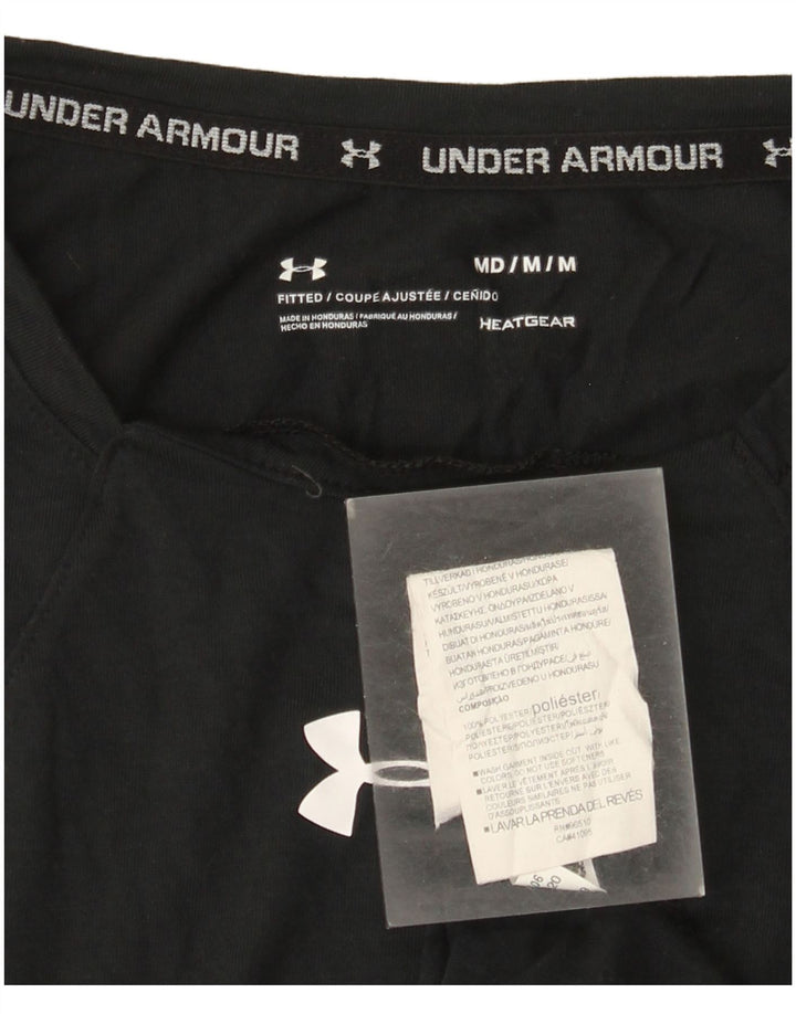 Under Armour Mens Fitted Graphic Vest Top Médio Poliéster Preto