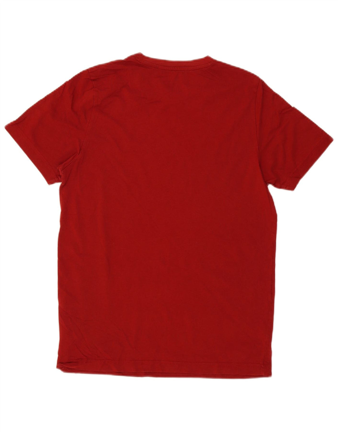 Puma Mens Graphic T-Shirt Top Pequeno Algodão Vermelho