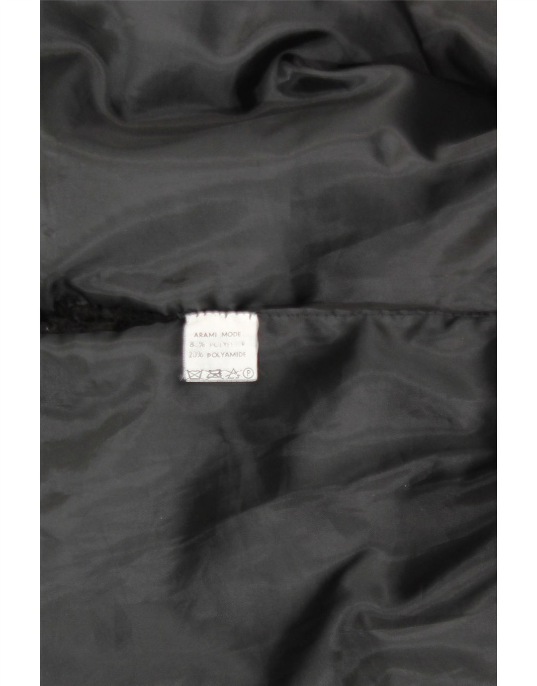 Gilet feminino vintage de pele sintética UK 22 3XL poliéster preto