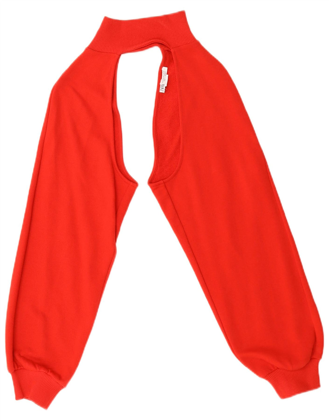 Suéter Zara feminino com aquecedor de braço Reino Unido 12 vermelho médio