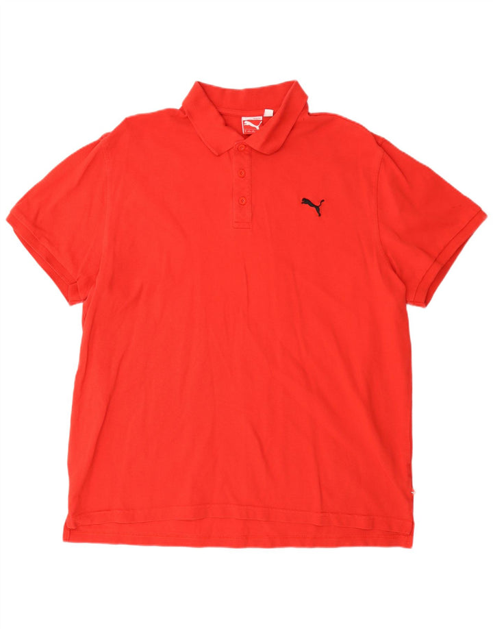 Camisa polo masculina Puma XL algodão vermelho