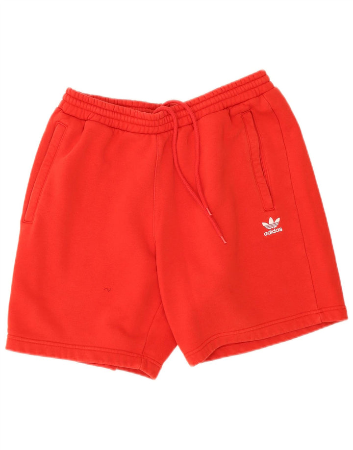 Adidas Mens Sport Shorts Grande Algodão Vermelho
