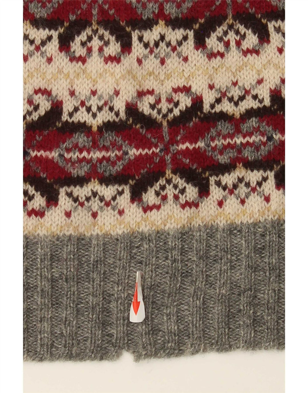Suéter vintage masculino com gola redonda, médio multicolorido clássico