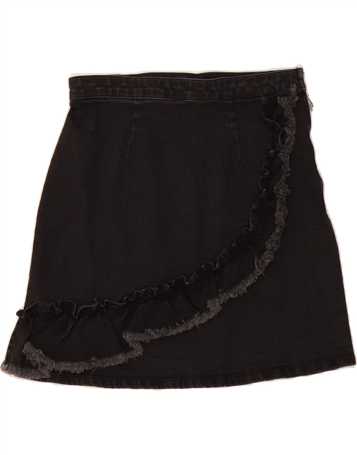 GUESS Womens Denim Skirt  W28 Medium  Black Vintage Guess and Second-Hand Guess from Messina Hembry 