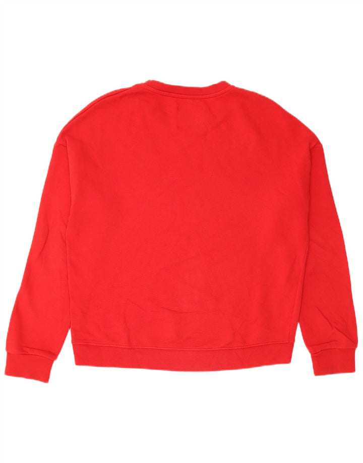 Suéter gráfico feminino Pyrex UK 14 algodão vermelho médio