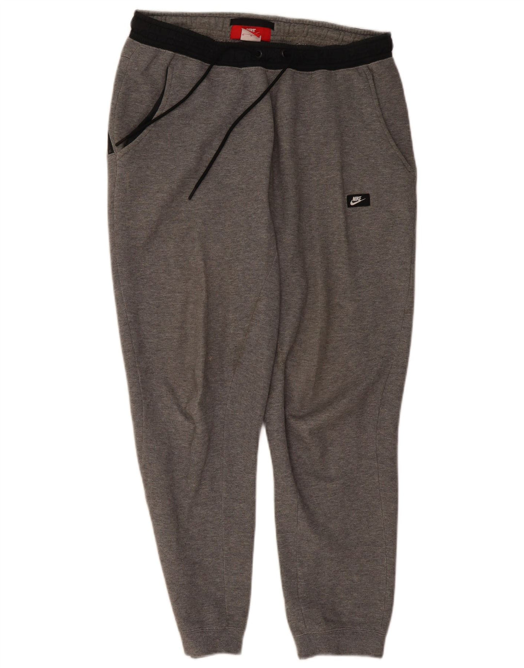Calça de treino masculina NIKE Joggers cinza médio algodão