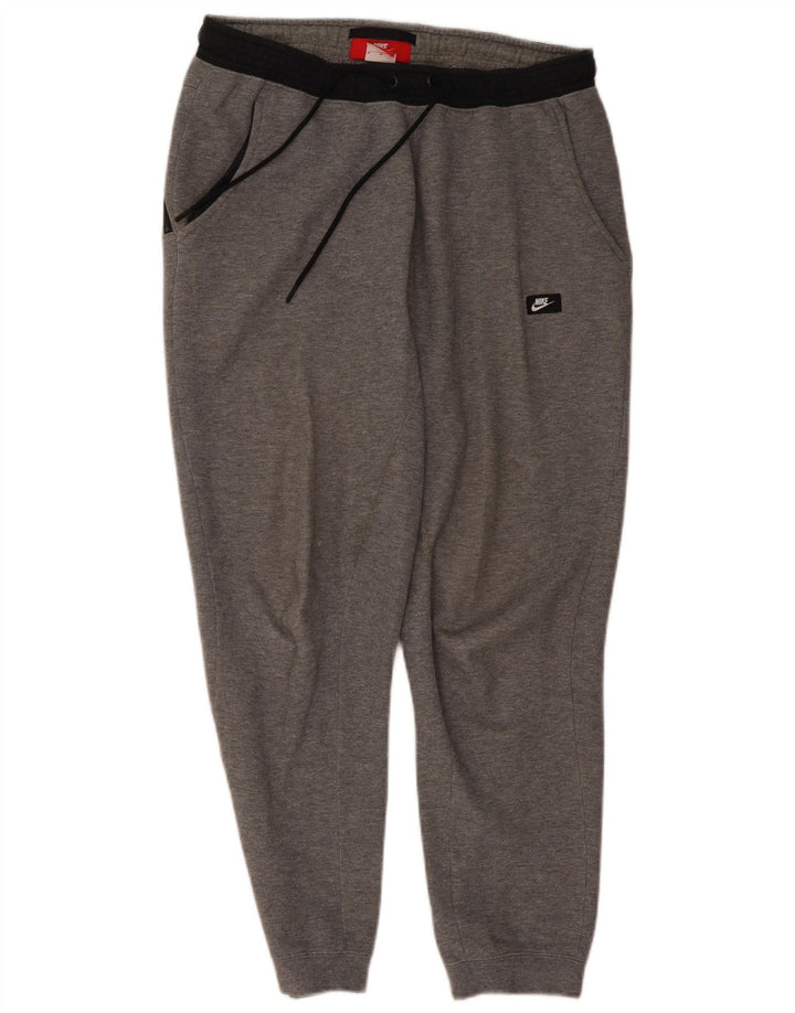 Calça de treino masculina NIKE Joggers cinza médio algodão