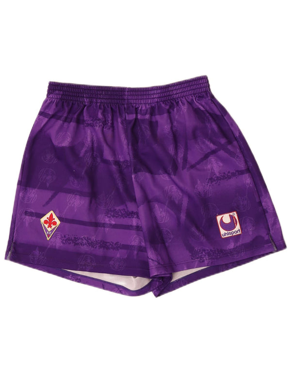 Uhlsport Masculino 1994-1995 Fiorentina Home Sport Shorts XL Roxo Esportes