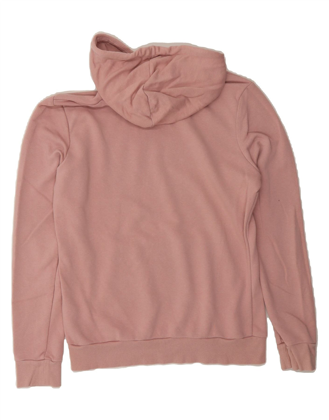 PUMA Womens Graphic Hoodie Jumper UK 14 Medium Pink Cotton Vintage Puma and Second-Hand Puma from Messina Hembry 