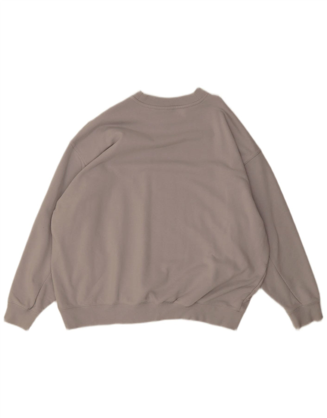 Adidas feminino oversized moletom jumper reino unido 10 pequeno cinza algodão