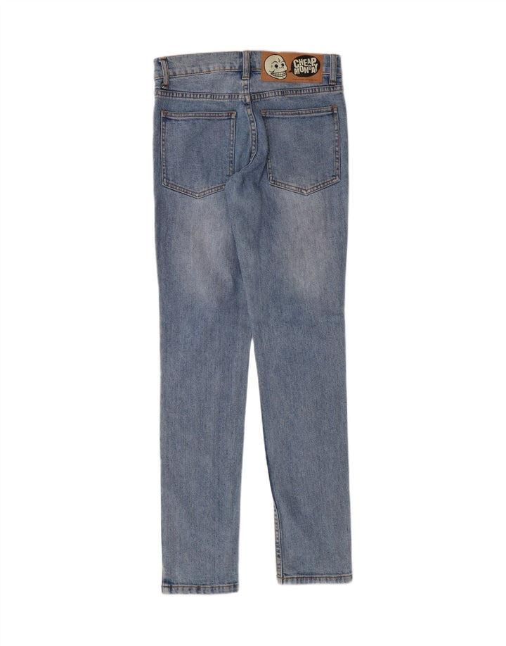 CHEAP MONDAY Calça jeans feminina slim W28 L32 algodão azul