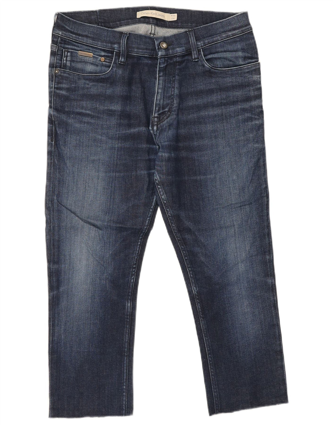 Calça jeans masculina CALVIN KLEIN W32 L23 azul marinho algodão
