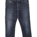 Calça jeans masculina CALVIN KLEIN W32 L23 azul marinho algodão