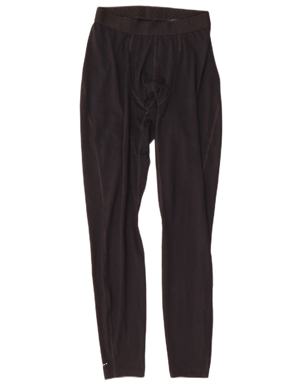 Leggings Columbia Omni-Heat masculinas pequenas de poliéster preto
