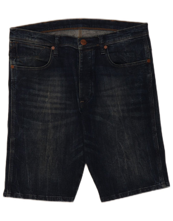 Shorts Wrangler masculino Kurt jeans W32 algodão azul médio