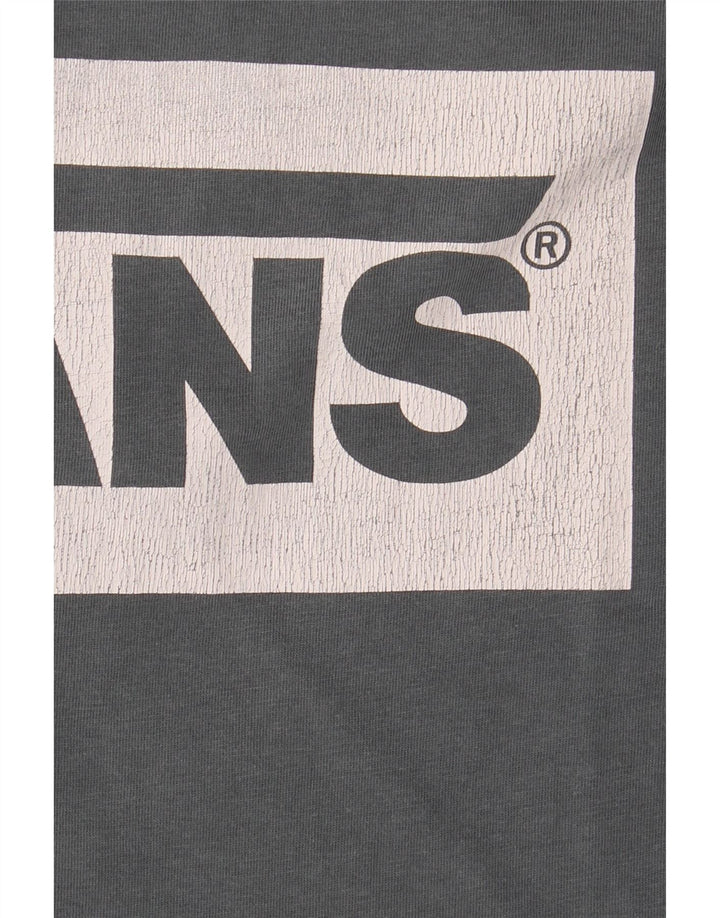 Camiseta Vans Masculina Classic Graphic Top Grande Cinza